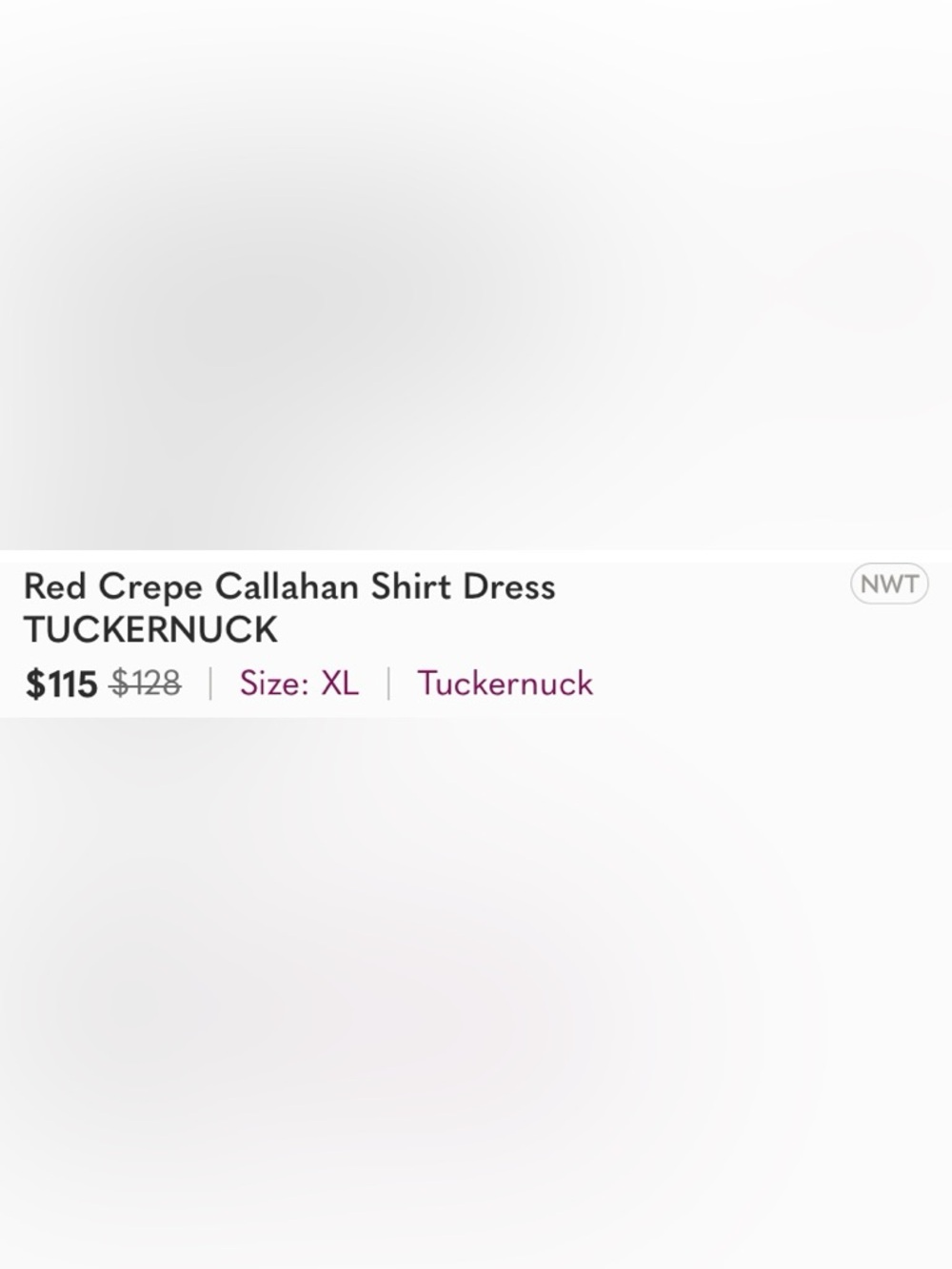 Tuckernuck Red Collared Ruffle-Hem Mini Dress - Picture 4 of 7
